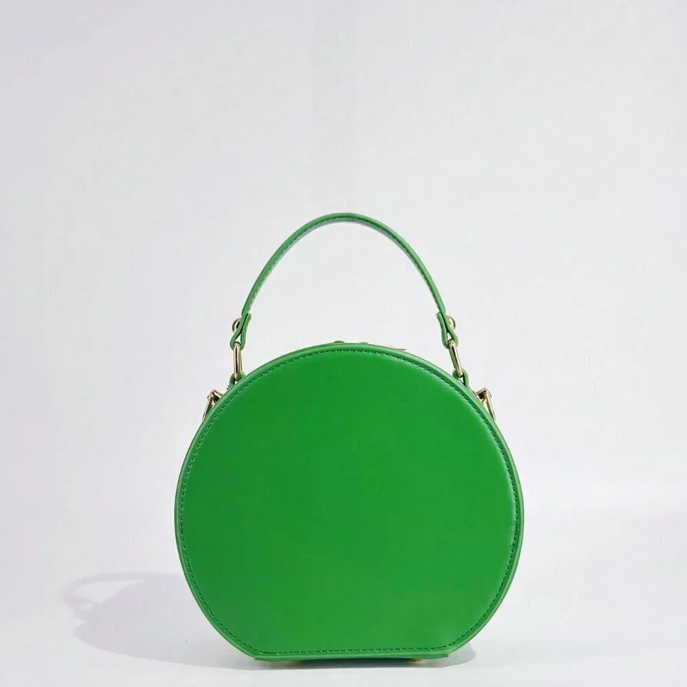 Green Cute Women's Street-Style Y2k Funny Watermelon Shaped Crossbody Bag
